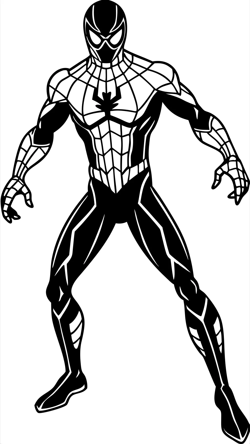 coloriage de Spider Man 2099